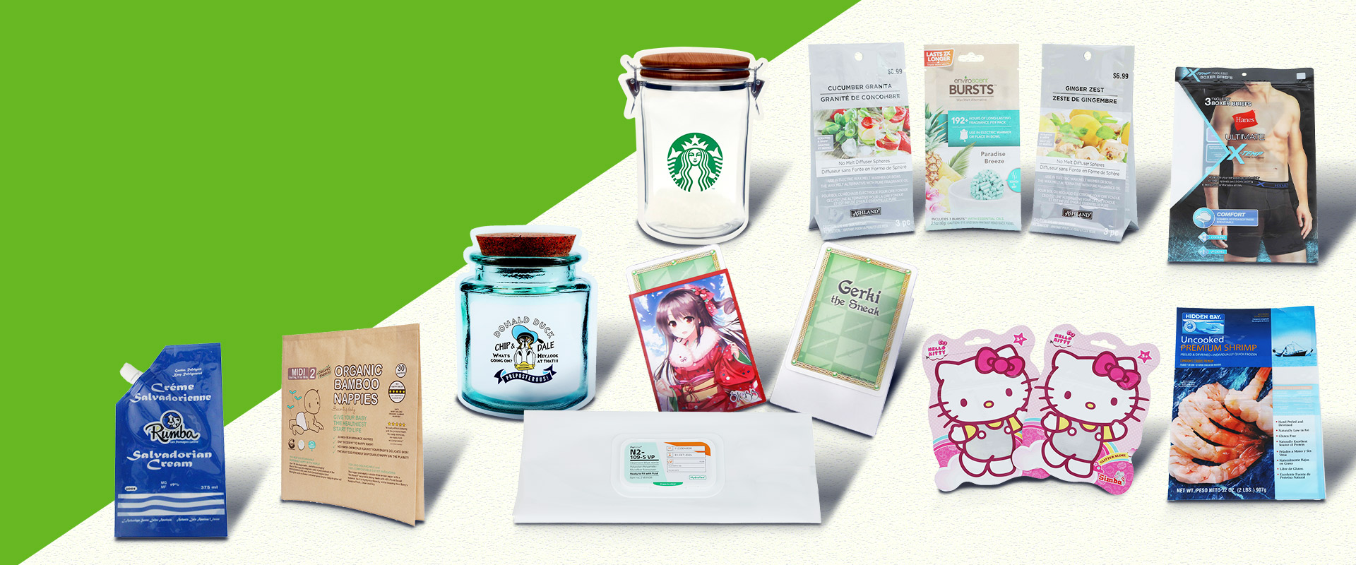 Various beautifully packaged items by Guangdong Min Sun Environmental Protection Packaging Technology Co., Ltd. - Dedicated to exquisite printing and high-quality packaging bags, promoting environmental production.